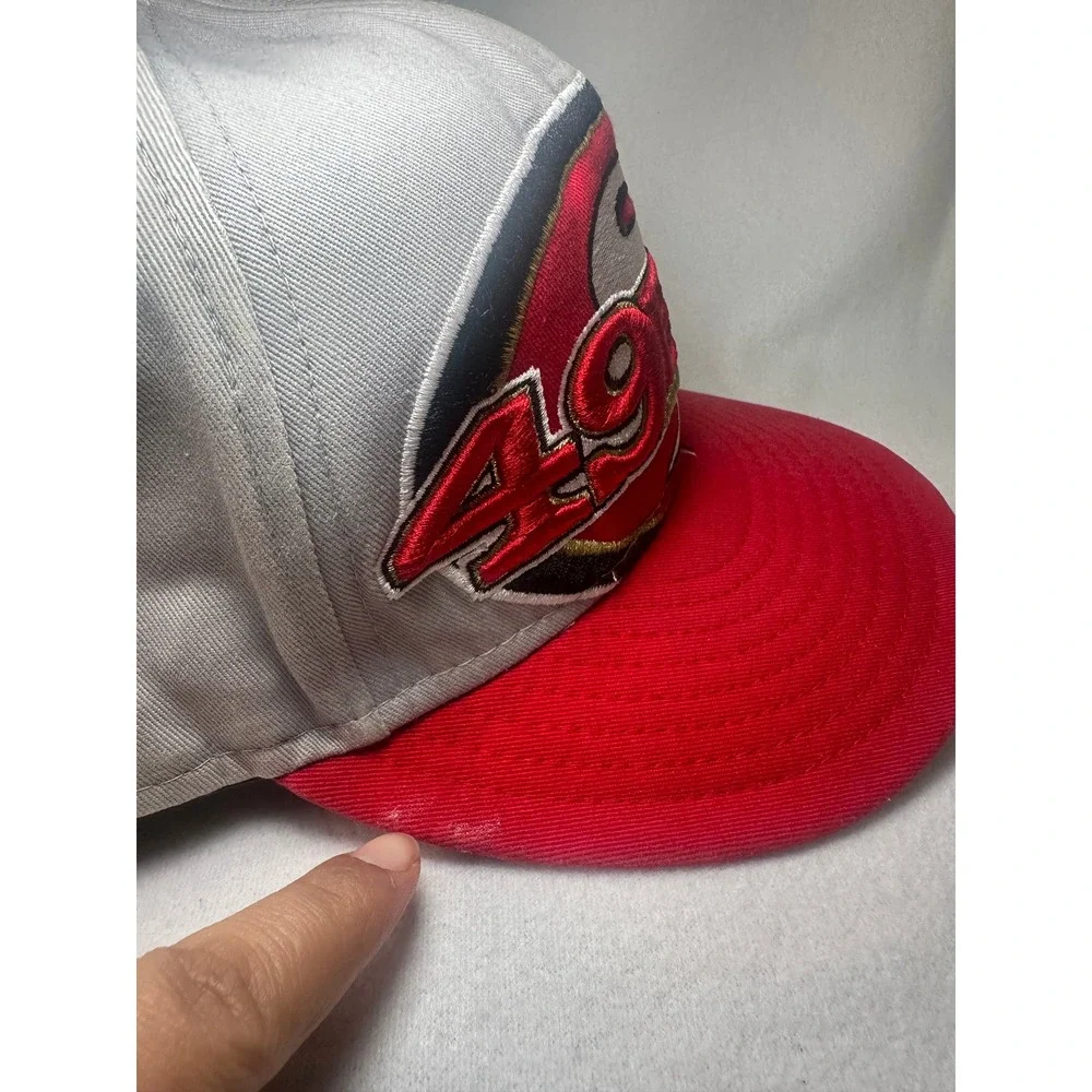 New Era 9FIFTY San Francisco 49ers Snapback Hat Grey Red ARF Embroidery NFL Cap‎